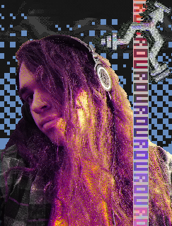 a heavily stylized image of myself